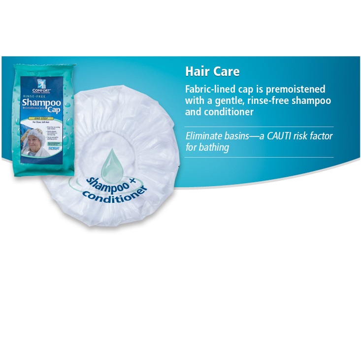 Comfort Cape Shampoo Aid : hair washing aid for caregivers